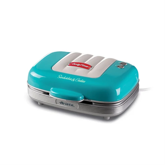 ARIETE 1972.BL Party Time szendvics-, muffin- és fánksütő, 700W, Azúrkék