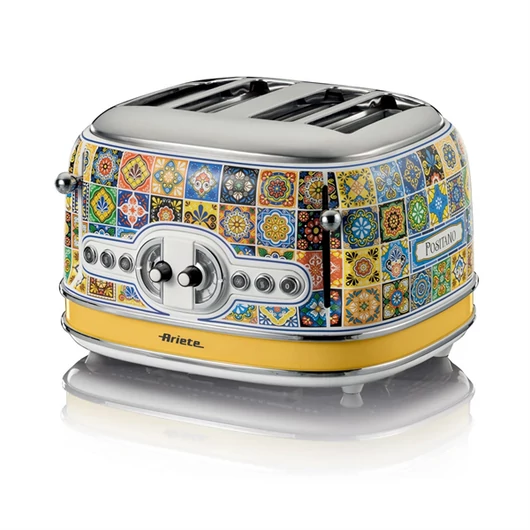 ARIETE 156 Positano kenyérpirító, 4 szeletes, 6 fokozat, 1600W