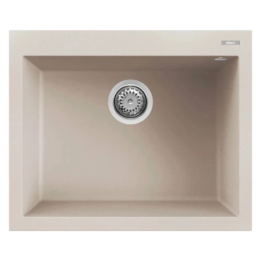 ELLECI- Mosogatótálca Quadra 110 61x50 Granitek 1 m. G39 Bianco soft