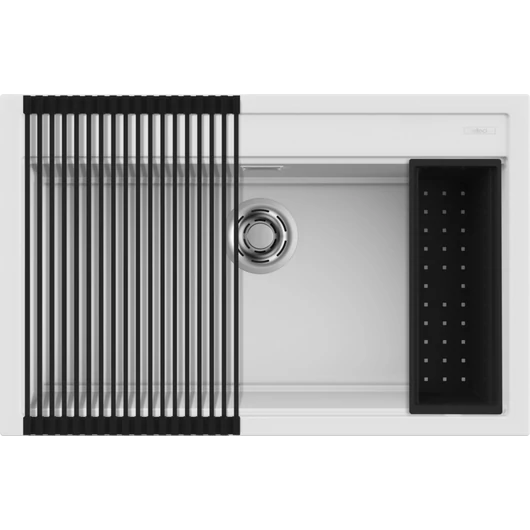 ELLECI - Mosogatótálca Best 130 Workstation Szett K96 White