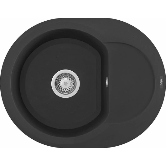 ELLECI - Mosogatótálca Easy ROUND 600 G40 Nero