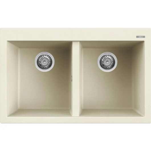 ELLECI - Mosogatótálca Quadra 350 G62 Bianco Antico