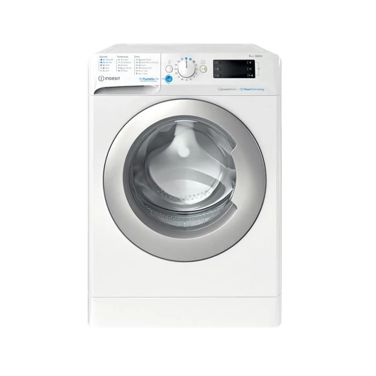 Indesit BWE 81496X WSV EE 9 kg-os elöltöltős mosógép 1200 fordulatos centrifugával
