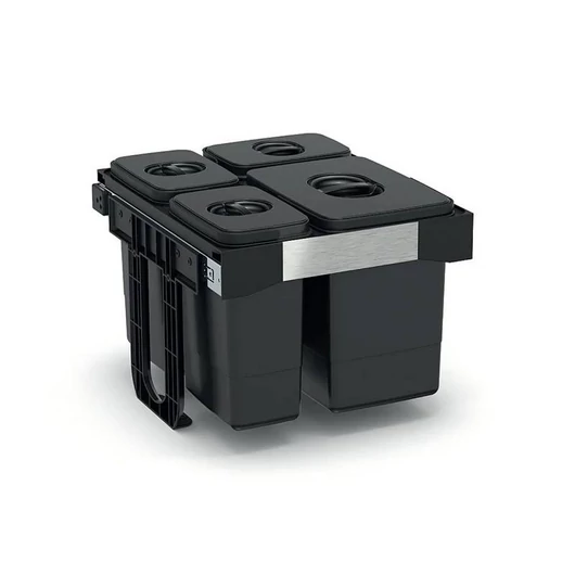 EKOTECH - Beépíthető hulladékgyűjtő FREE JAZZ 45 - 1x26 liter+3x7 liter