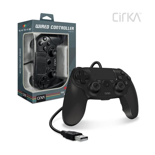 Cirka M07527-BK NuForce PS4 / PC / Mac fekete vezetékes kontroller