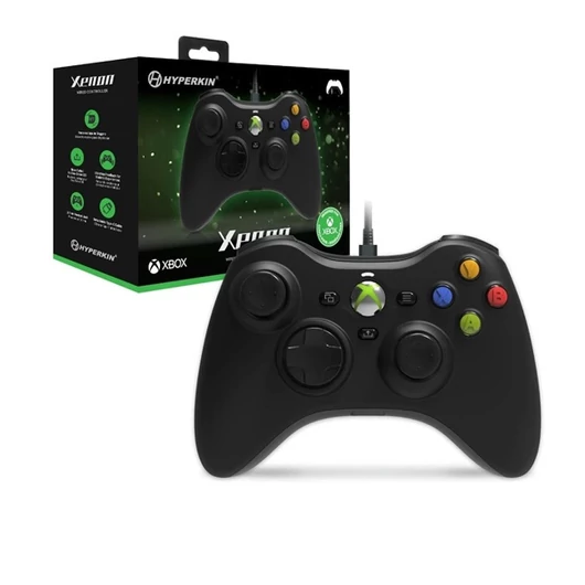 Hyperkin M01368-BK Xenon Xbox Series|One / Windows 11|10 fekete Xbox liszenszelt vezetékes kontroller