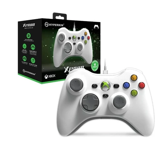 Hyperkin M01368-WH Xenon Xbox Series|One / Windows 11|10 fehér Xbox liszenszelt vezetékes kontroller