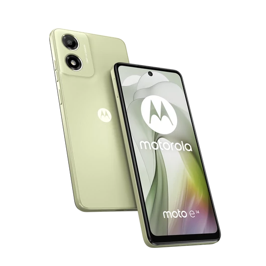 Motorola moto e14 ds 2 + 64 gb,  pastel green (zöld)