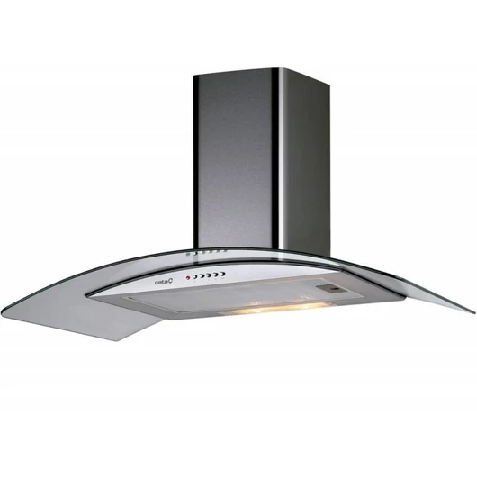 CATA C-GLASS 900 fali páraelszívó  hajlított üveggel 90 cm