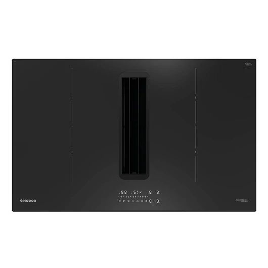 NODOR - NorCoock N7426 BK FLOW-IN indukciós főzőlap beépített elszívóval