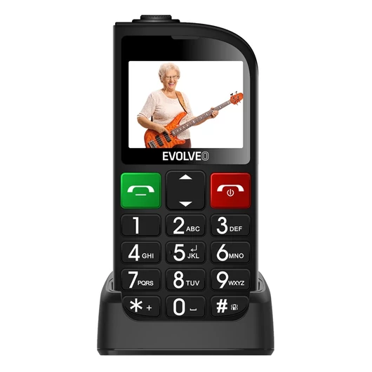 EVOLVEO easyphone fl (ep801) black