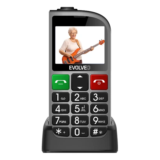 EVOLVEO easyphone fl (ep801) silver