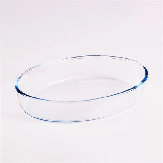 BORCAM ovális hőálló üvegedény 2.360ml, 306*216*60mm