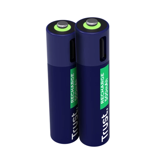 Trust újratölthető AAA elem USB-C csatlakozással 2db