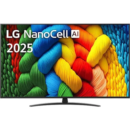 LG 50" NanoCell 50NANO81A3A 4K AI Smart TV 2025, Ultra HD, HDR, webOS, okos tv, 126 cm