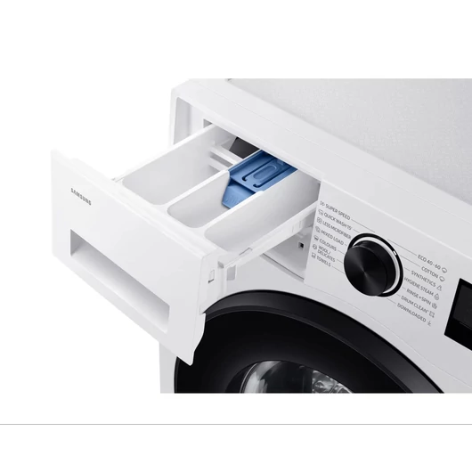 Samsung WW80FG5L32AELE elöltöltős mosógép, AI Ecobubble™ technológiával 8 kg, keskeny, 1200ford, fehér