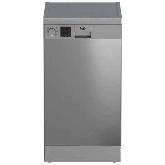 Beko DVS05024 S 45 cm széles 10 terítékes szabadonálló mosogatógép szürke színben