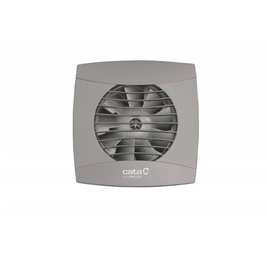 Cata UC-10 STD Silver ezüstszürke szellőztető ventilátor, 100 mm átmérőjű