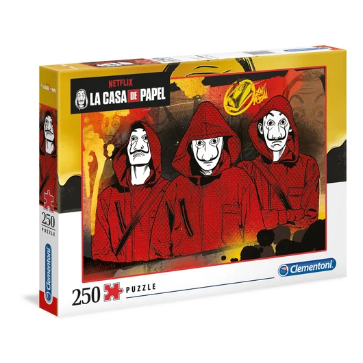 Clementoni 250 db-os puzzle - A nagy pénzrablás a Netflis sorozat alapján