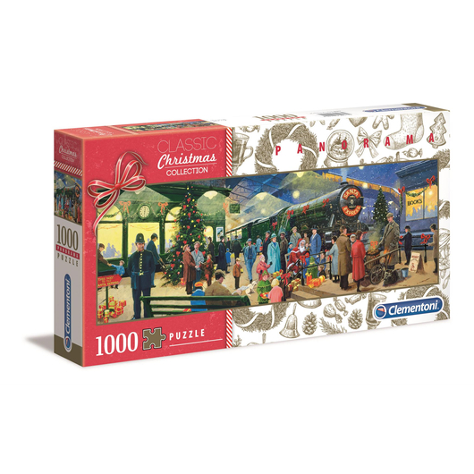 Clementoni 1000 db-os Panoráma puzzle - Karácsonyi vonat HQC minőségben