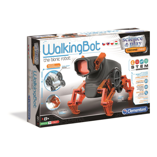 Clementoni WALKING BOT sétáló robot építésére alkalmas építőkészlet