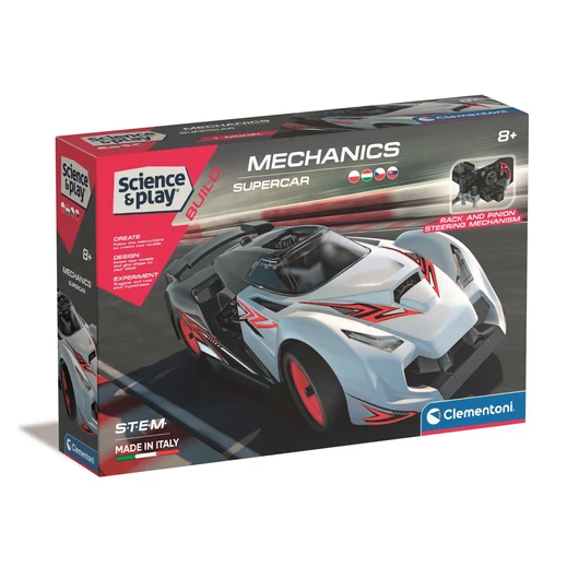 Clementoni RACING CAR összeszerelhető versenyautó starpabíró elemekből