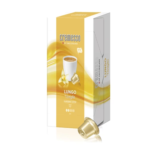 Cremesso Lungo Vaniglia kávékapszula 16 db-os kiszerelésben