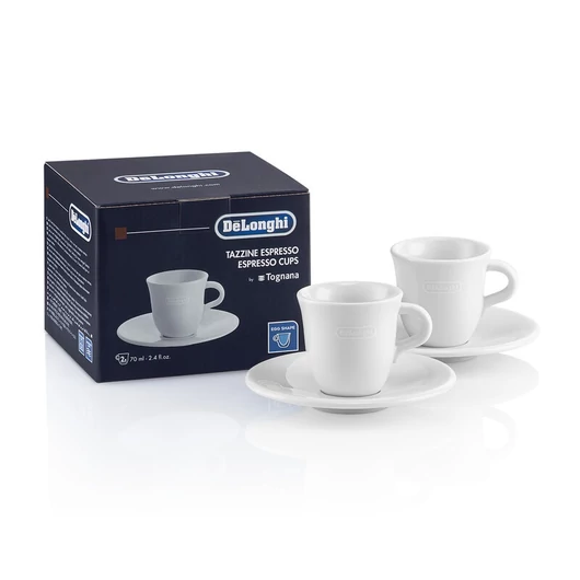 Delonghi DLSC309 2 db-os kerámia cappuccino csésze mosógépben tisztítható, mikróhullámú sütőben melegíthető
