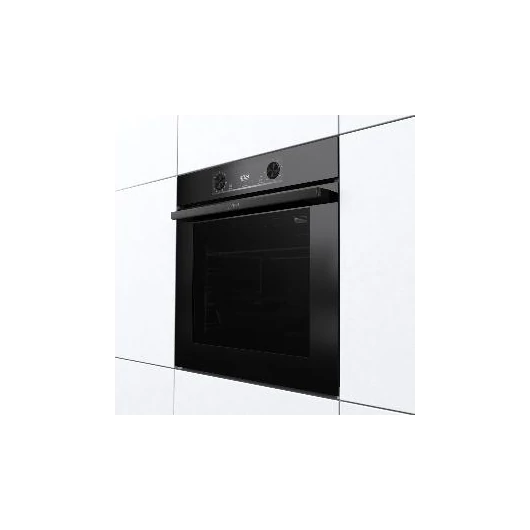 Gorenje BOS6737E13BG fekete multifunkciós beépíthető sütő 3 év garanciával húsmaghőmérővel, extra gőz funkcióval