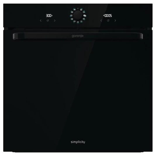 Gorenje BOS6737SYB fekete beépíthető multifunkciós sütő 3 év gyártói garanciával katalitikus hátfallal