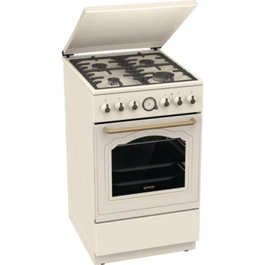 Gorenje GKS5C71CLI  bézs színű szabadonálló kombinált tűzhely 3 év garanciával multifunkciós sütővel