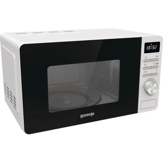 Gorenje MO20A3W fehér színű 5 fokozatos 20 literes 800 W-os mikrohullámú sütő