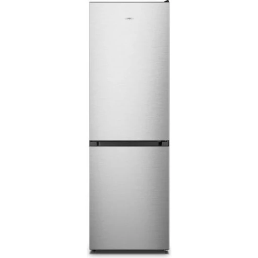 Gorenje NRK619EPXL4 alulfagyasztós NOFROST hűtőszekrény ezüst színben, 304 literes űrtartalommal, 3 fiókos fagyasztóval