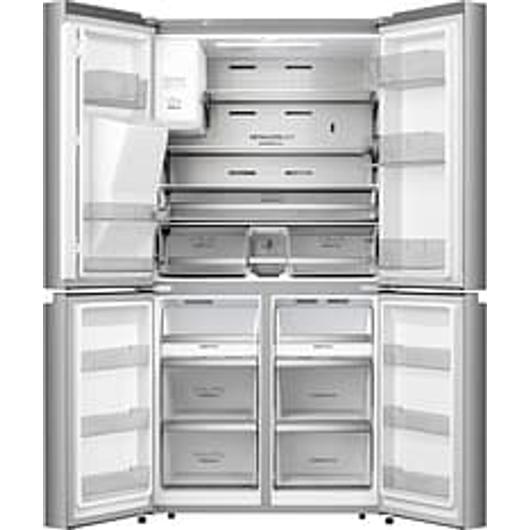 Gorenje NRM918FVX négyajtós amerikai hűtőszekrény NoFrost hűtési rendszerrel, inverter motorral inox színben3 év garanciával
