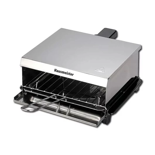 Hausmeister HM 8812 Hausmeister retro grillsütő 800 W, kivehető sütőrács, rozsdamentes acél