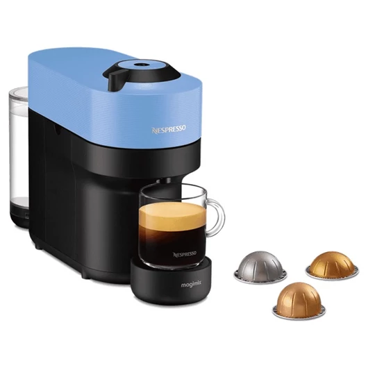 DeLonghi ENV90.A Nespresso Vertuo Pop Kapszulás kávéfőző búzavirág kék színben