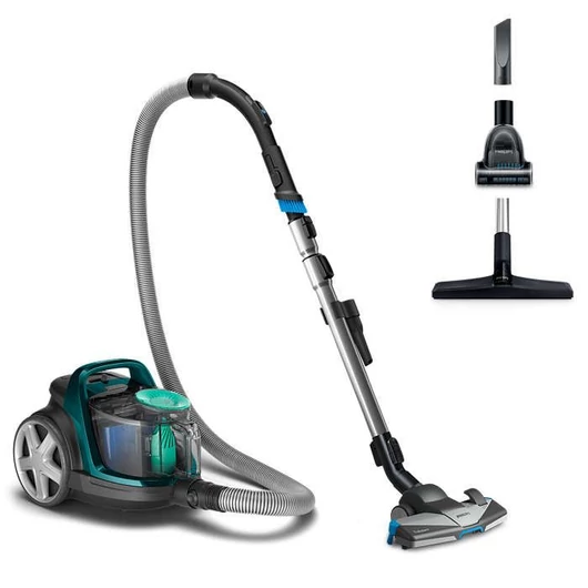 Philips FC9555/09 PowerPro Active porzsák nélküli porszívó HEPA szűrővel 750 W teljesítmény
