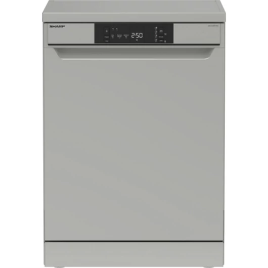 SHARP QW-NA1BF47ES-EU mosogatógép 13 teríték, 3 program, LED kijelző, 2 fiók, fél töltet, ezüst