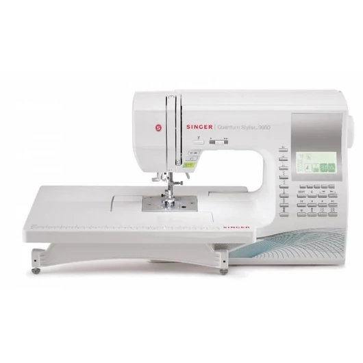 Singer 9960 Quantum Stylist automata varrógép 600 varróprogrammal, elektronikus vezérléssel, rengeteg programmal