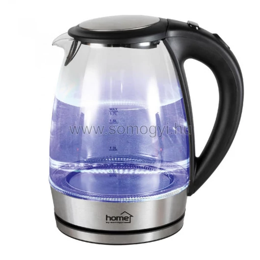 HOME by Somogyi HG VF 06 üvegfalú vízforraló 1,7 liter 2000W