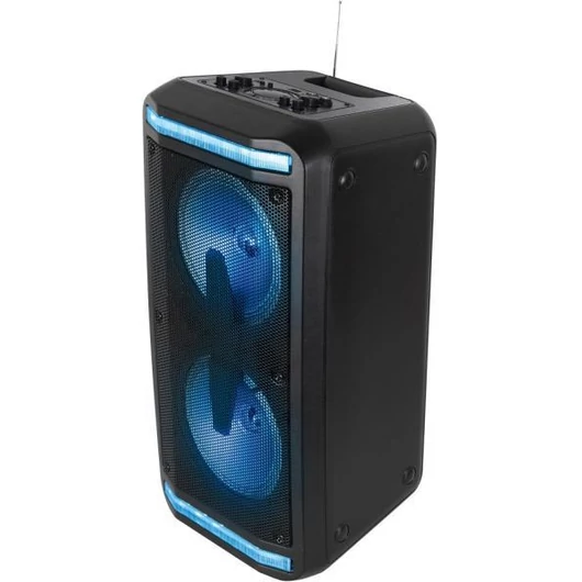 SAL PAR 219BT Bluetooth party hangszóró látványos LED világítással, karaoke funkcióval, USB eszközre felvételi funkcióval