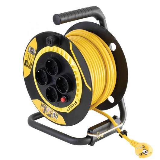 Stanley SXECCL26BVE beltéri kábeldob 25 m H05VV-F 3G 1,5 mm² 3000W