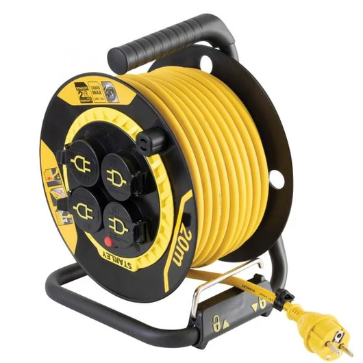Stanley SXECCL27ARE kültéri kábeldob 20 méter IP44