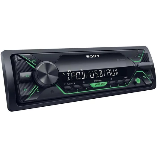 Sony DSX-212UI mediavevő, autórádió USB csatlakozóval, zöld gombvilágítással