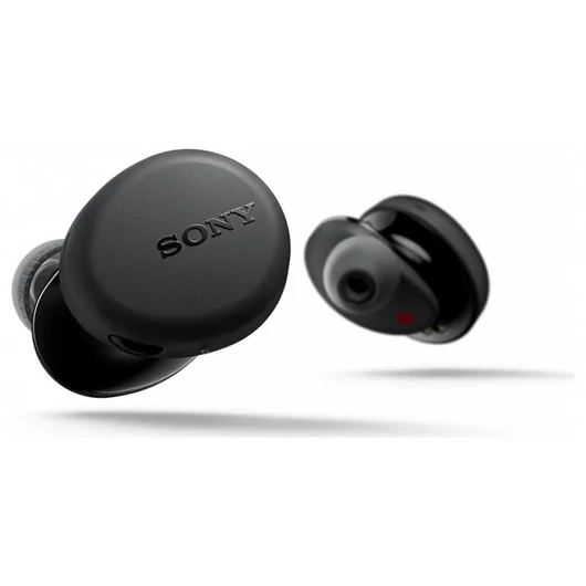 Sony WF-XB700 fekete színű vezeték nélküli fülhallgató akár 18 órányi zenehallgatáshoz, telefonáláshoz