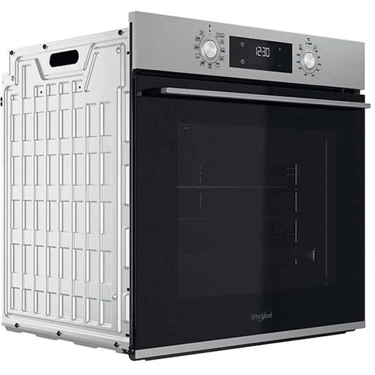 Whirlpool OMK58HU1X beépíthető sütő inox színben, teleszkópos sütősinnel