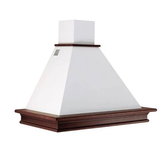 KDESIGN ERIKA 90 T500 90 cm-es rusztikus páraelszívó fehér színben, 3 fokozatos, légszállítás  500/442 m3/h
