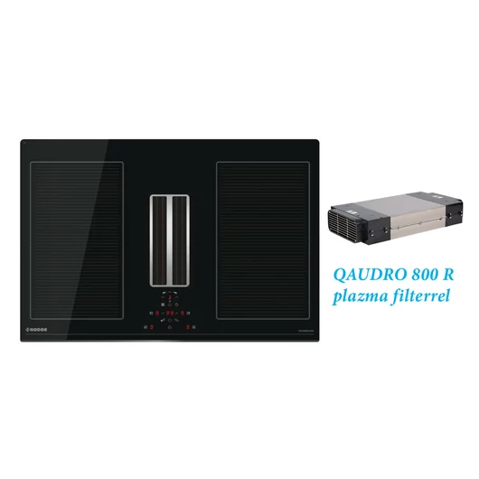 Nodor NorCook IS-N7220 BK + QUADRO 800 R beépíthető indukciós főzőlap beépített elszívóval
