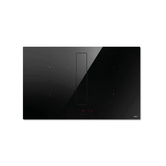 Elica NIKOLATESLA FIT XL BL/A/83 4 zónás 90 cm-es indukciós főzőlap beépített elszívóval,  érintővezérléssel, Brushless motorral