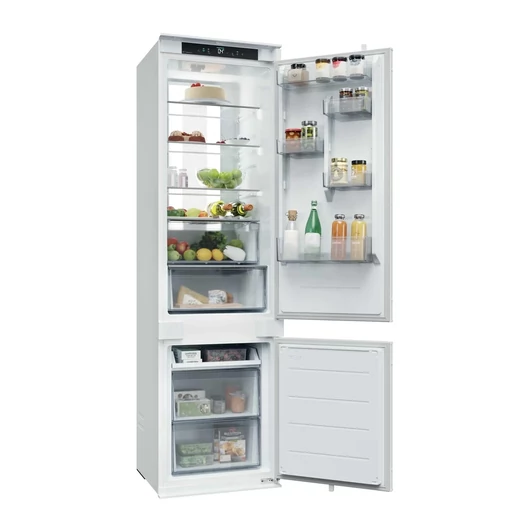 Candy CNBQT5519DW 284 literes NoFrost rendszerű beépíthető kombinált hűtőszekrény